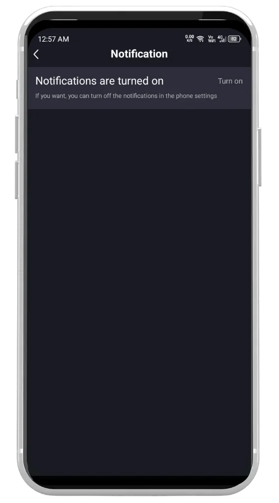 Alerta de notificações